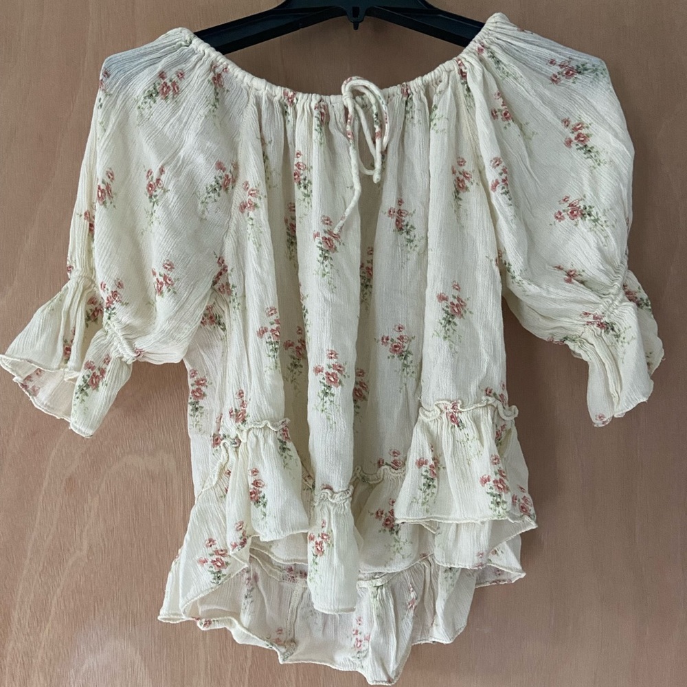 Vintage Ruffle Blouse